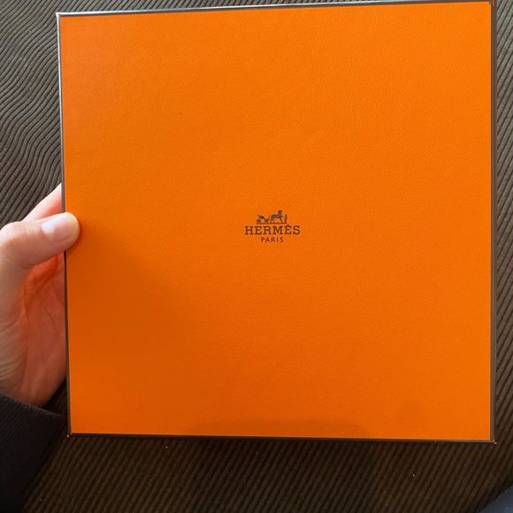 Hermes H Belt Buckle with reversible leather strap in black/tan 32mm - Picture 6 of 6